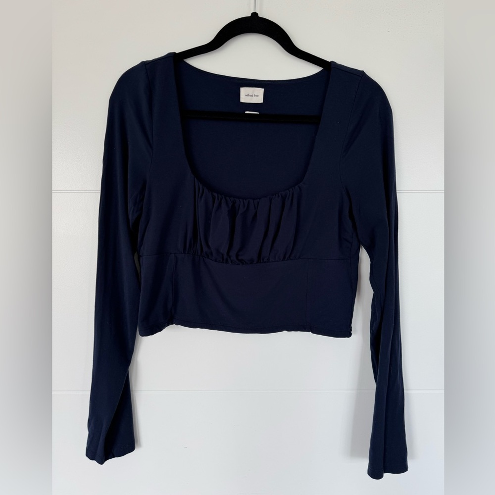 Wilfred Free Navy Orbit Top